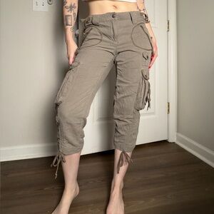 Danang Tan Cargo Capris XS